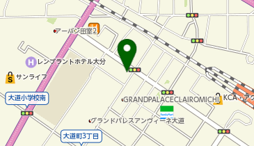 ザ・パーク大分大道町1丁目の地図画像