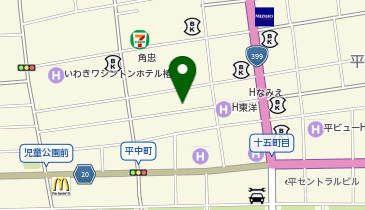 ザ・パークいわき平南町第5の地図画像