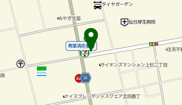 ザ・パーク北六番丁の地図画像