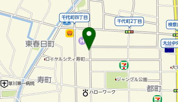 ザ・パーク大分都町の地図画像