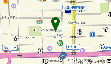 ザ・パーク大分都町2丁目の地図画像