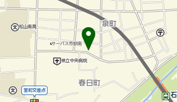 ザ・パーク泉町第2(松山)の地図画像