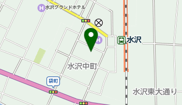 ザ・パークP商工会議所水沢駅前の地図画像