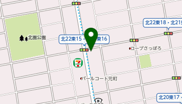 ザ・パーク北21東16の地図画像