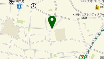 ザ・パーク西品川3丁目第2の地図画像