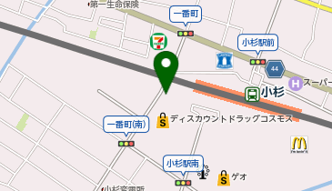 ザ・パーク小杉駅前第2の地図画像