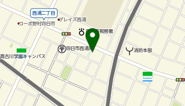 ザ・パーク西浦の地図画像