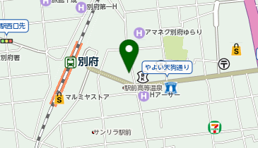 ザ・パーク別府駅前の地図画像