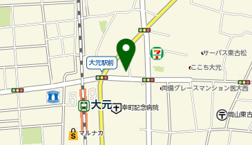 ザ・パーク大元駅前第2の地図画像