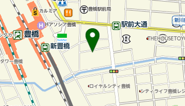 ザ・パーク豊橋駅前大通1丁目の地図画像