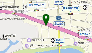 ザ・パーク康生町の地図画像