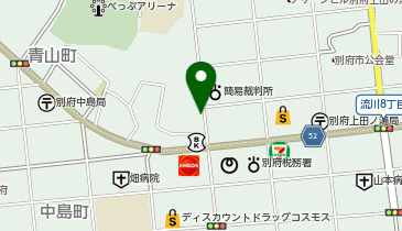 ザ・パーク別府青山町の地図画像