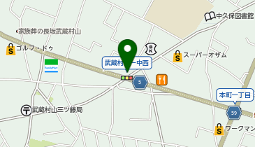 ザ・パーク武蔵村山本町の地図画像