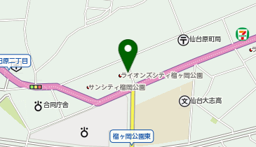 ザ・パーク仙台原町第2の地図画像