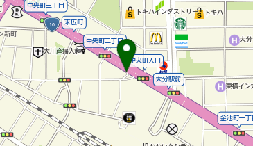 ザ・パーク大分駅前の地図画像