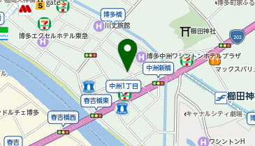 ザ・パーク中洲2丁目第2の地図画像