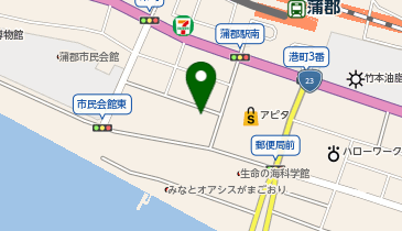 ザ・パーク蒲郡駅南の地図画像