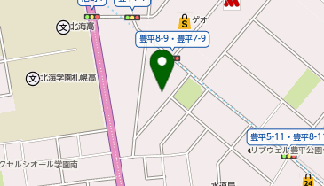 ザ・パーク豊平8・9の地図画像