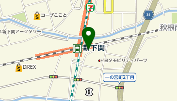 ザ・パーク新下関駅南口の地図画像