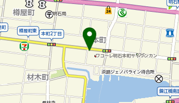 ザ・パーク明石本町2丁目の地図画像