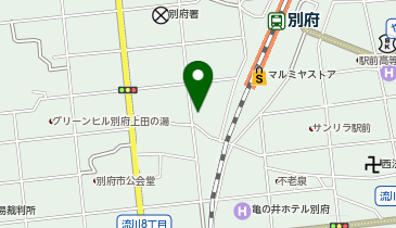 ザ・パーク別府駅前第2田の湯町の地図画像