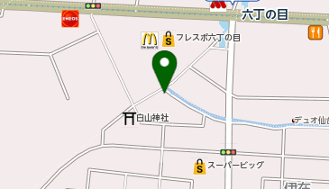 ザ・パーク六丁の目の地図画像