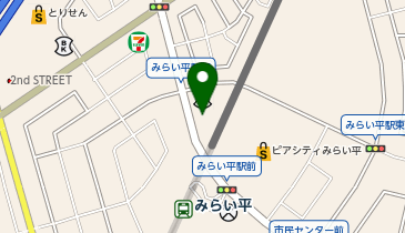 ザ・パークみらい平第3の地図画像