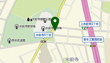 ザ・パーク上水前寺1丁目の地図画像