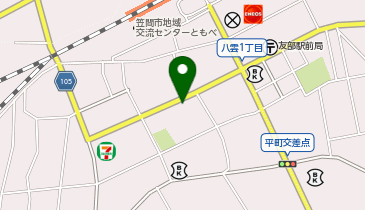 ザ・パーク友部駅前第4の地図画像
