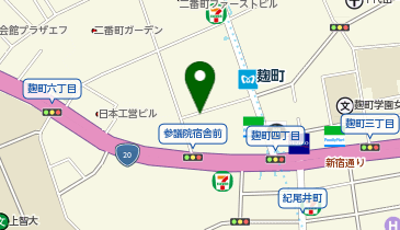 ザ・パーク麹町第1の地図画像