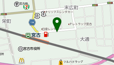 ザ・パーク宮古大通3丁目の地図画像