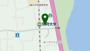 ザ・パーク別府大学駅前の地図画像