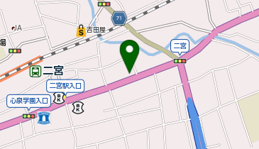 ザ・パーク二宮駅前第3の地図画像