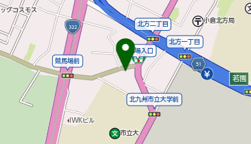 ザ・パーク北九大前第1の地図画像
