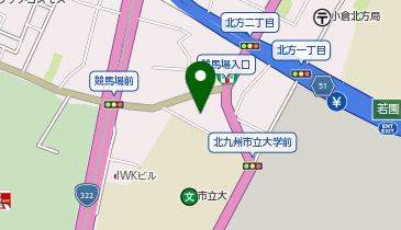 ザ・パーク北九大前第2の地図画像