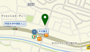 ザ・パーク八王子越野の地図画像