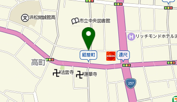 ザ・パーク浜松松城町第1の地図画像