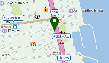 ザ・パーク別府北浜ニューツルタ第1の地図画像