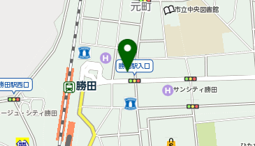 ザ・パーク勝田中央第1の地図画像