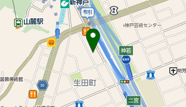 ザ・パーク神戸生田町1丁目の地図画像