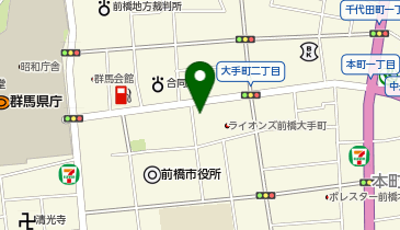 ザ・パーク前橋大手町第2の地図画像