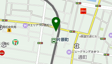 ザ・パークことでん片原町駅パーク&ライドの地図画像