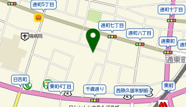 ザ・パーク久留米東町の地図画像