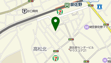 ザ・パーク泉佐野駅前の地図画像