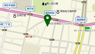 ザ・パーク青森長島2丁目2の地図画像
