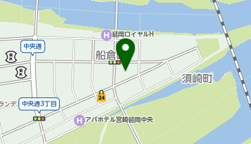 ザ・パーク延岡船倉町2丁目の地図画像