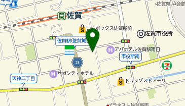 ザ・パーク佐賀駅前中央1丁目の地図画像