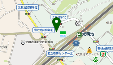 ザ・パーク光明池駅前の地図画像