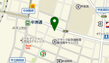 ザ・パーク上荒田第2の地図画像