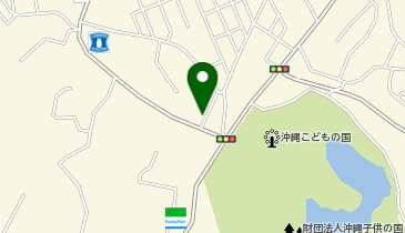 ザ・パーク沖縄こどもの国前の地図画像